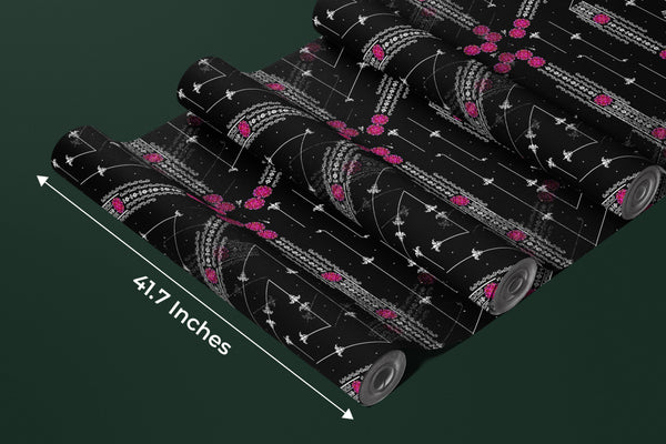 Digitally Design Wallpaper, Abstract Geometric Mural, Oversized Custom Size Wall Art, Non-Woven, Non-Adhesive, Modern Wall Paper, Removable