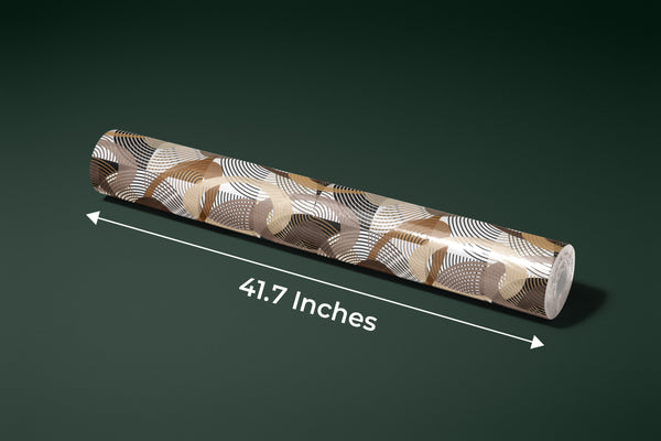 Abstract Geometric Shapes Wallpaper, Seamless Pattern Mural, Oversized Custom Size Wall Art, Non-Woven, Non-Adhesive, Modern Wall Paper, Removable