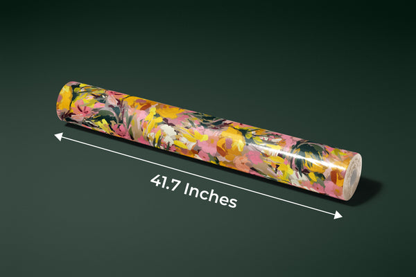 Oil Painted Floral Wallpaper, Seamless Pattern Mural, Oversized Custom Size Wall Art, Non-Woven, Non-Adhesive, Modern Wall Paper, Removable