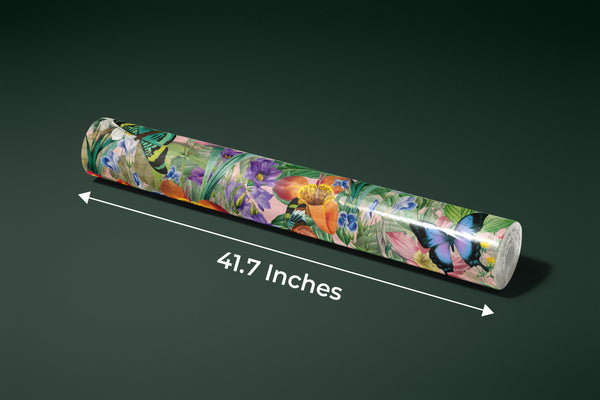 Aesthetic Wildflower Wallpaper, Botanical Mural, Oversized Custom Size Wall Art, Non-Woven, Non-Adhesive, Modern Wall Paper, Removable