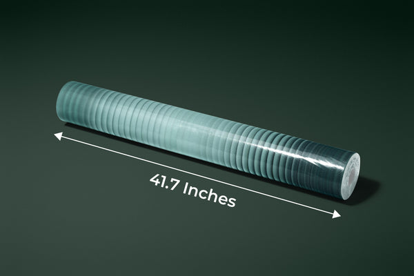 Corrugated Glass Effect Wallpaper, Blue, Green Mural, Oversized Custom Size Wall Art, Non-Woven, Non-Adhesive, Modern Wall Paper, Removable