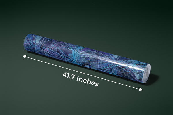 Dark Blue and Pink Wallpaper, Abstract Shapes Mural, Oversized Custom Size Wall Art, Non-Woven, Non-Adhesive, Modern Wall Paper, Removable