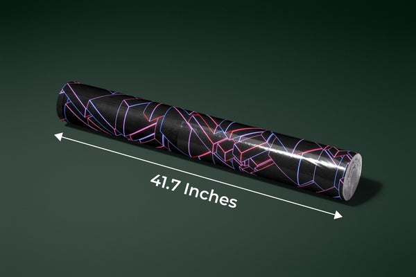 Glowing Futuristic Wallpaper, Abstract Geometric Mural, Oversized Custom Size Wall Art, Non-Woven, Non-Adhesive, Modern Wall Paper, Removable