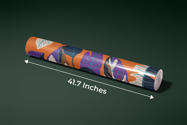 Luxury Leaf Wallpaper, Art Deco Mural, Oversized Custom Size Wall Art, Non-Woven, Non-Adhesive, Modern Wall Paper, Removable