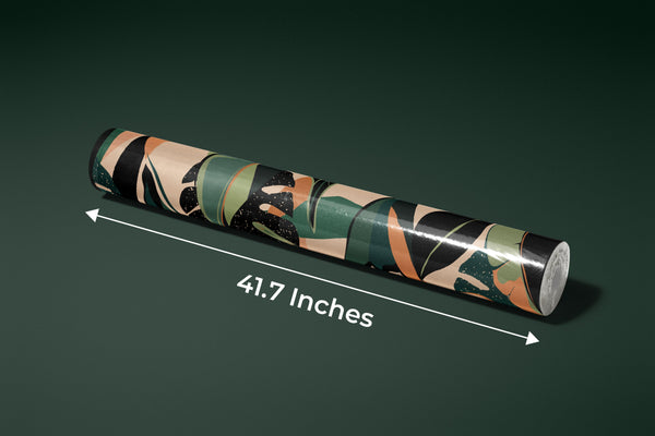 Modern Exotic Wallpaper, Jungle Plants Mural, Oversized Custom Size Wall Art, Non-Woven, Non-Adhesive, Modern Wall Paper, Removable