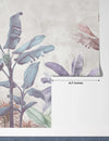 Soft Color Tropical Leaves Wallpaper, Banana Trees Mural, Oversized Custom Size Wall Art, Non-Woven, Non-Adhesive, Modern Wall Paper, Removable