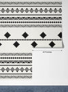 Ethnic Tribal Black and White Wallpaper, Seamless Pattern Mural, Oversized Custom Size Wall Art, Non-Woven, Non-Adhesive, Modern Wall Paper, Removable