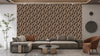 Geometric Abstract Brown Chainy Wallpaper, Seamless Pattern Mural, Oversized Custom Size Wall Art, Non - Woven, Non - Adhesive, Modern Wall Paper, Removable - Adawall Wallpaper - Registered Trade Accounts Only, Wallpaper Wholesale Account - W78181 - Adawall Wholesale - Wallpaper Wholesaler