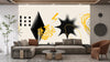 Geometric Shapes Wallpaper, Beige Background Mural, Oversized Custom Size Wall Art, Non - Woven, Non - Adhesive, Modern Wall Paper, Removable - Adawall Wallpaper - Registered Trade Accounts Only, Wallpaper Wholesale Account - W77636 - Adawall Wholesale - Wallpaper Wholesaler