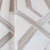 Geometric Wallpaper, 3D Embossed Modern Flocked Wallcovering, White, Silver Fabric Touch Contemporary Washable, Extra Large 177 sq ft Roll - Adawall Wallpaper - Registered Trade Accounts Only, Wallpaper Wholesale Account - 1502-1 - Adawall Wholesale - Wallpaper Wholesaler