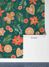 Gingerbreads Wallpaper, Seamless Pattern Mural, Oversized Custom Size Wall Art, Non - Woven, Non - Adhesive, Modern Wall Paper, Removable - Adawall Wallpaper - Registered Trade Accounts Only, Wallpaper Wholesale Account - W78066 - Adawall Wholesale - Wallpaper Wholesaler