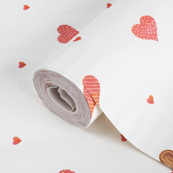 Girls Room Hearts Wallpaper, Textured Wallpaper, Girls Bedroom Wall Paper, Nursery Wallcovering, 114 sq ft, Light Yellow, Washable, Durable - Adawall Wallpaper - Registered Trade Accounts Only, Wallpaper Wholesale Account - 8905-1 - Adawall Wholesale - Wallpaper Wholesaler
