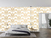 Gold Damask Wallpaper, Seamless Pattern Mural, Oversized Custom Size Wall Art, Non - Woven, Non - Adhesive, Modern Wall Paper, Removable - Adawall Wallpaper - Registered Trade Accounts Only, Wallpaper Wholesale Account - W77897 - Adawall Wholesale - Wallpaper Wholesaler