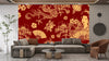 Golden Chinese Dragons and Woman Wallpaper, Seamless Pattern Mural, Oversized Custom Size Wall Art, Non - Woven, Non - Adhesive, Modern Wall Paper, Removable - Adawall Wallpaper - Registered Trade Accounts Only, Wallpaper Wholesale Account - W78106 - Adawall Wholesale - Wallpaper Wholesaler