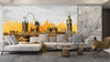 Golden View of Big Ben Wallpaper, Westminster Bridge Mural, Oversized Custom Size Wall Art, Non - Woven, Non - Adhesive, Modern Wall Paper, Removable - Adawall Wallpaper - Registered Trade Accounts Only, Wallpaper Wholesale Account - W78165 - Adawall Wholesale - Wallpaper Wholesaler
