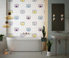 Goldfishes Doodle Wallpaper, Seamless Pattern Mural, Oversized Custom Size Wall Art, Non - Woven, Non - Adhesive, Modern Wall Paper, Removable - Adawall Wallpaper - Registered Trade Accounts Only, Wallpaper Wholesale Account - W77788 - Adawall Wholesale - Wallpaper Wholesaler