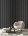 Gray Black Wall Panel, PS Wall Home Decoration Panel - Premium Quality - Adawall Wallpaper - Registered Trade Accounts Only, Wallpaper Wholesale Account - APS403 - Adawall Wholesale - Wallpaper Wholesaler
