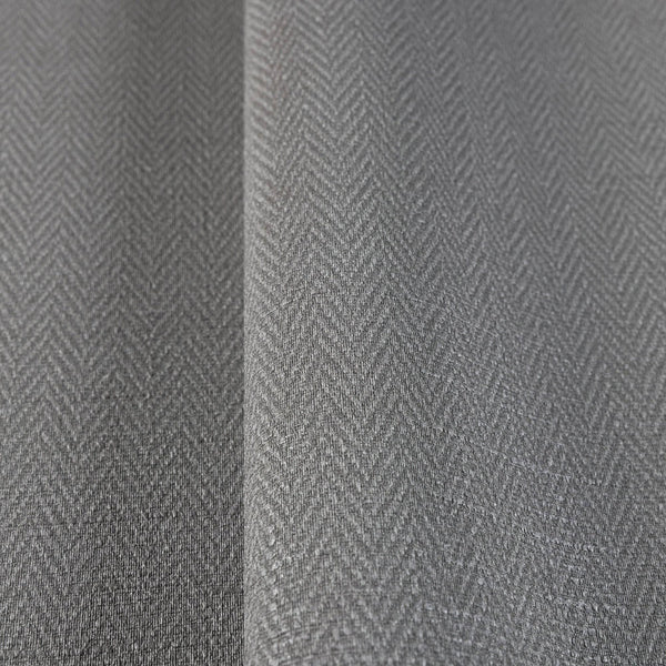 Gray Chevron Wallpaper, Textured Modern Fabric Like Wallcovering, Solid Neutral Colors - Walloro High End Wallcoverings & More