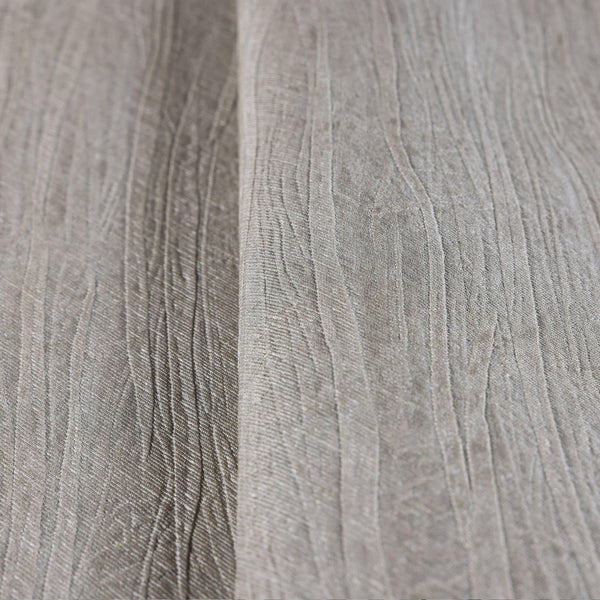 Gray Embossed Wallpaper, 3D Linen Textured, Wallcovering, Traditional, Extra Large 114 sq ft Roll, Fabric Feel, Striped - Walloro High End Wallcoverings & More