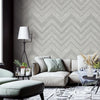 Gray Large Modern Chevron 3D Embossed Wallpaper, Modern Rich Textured Wallcovering - Adawall Wallpaper - Registered Trade Accounts Only, Wallpaper Wholesale Account - 1207-2 - Adawall Wholesale - Wallpaper Wholesaler