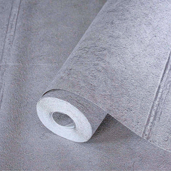 Gray Large Stone Textured Realistic Wallpaper, Non - Adhesive Non - Woven Wallcovering - Adawall Wallpaper - Registered Trade Accounts Only, Wallpaper Wholesale Account - 1214-2 - Adawall Wholesale - Wallpaper Wholesaler