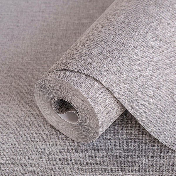 Gray Linen Textured Wallpaper, Cream Modern Neutral Colors Non - Pasted Wallcovering - Adawall Wallpaper - Registered Trade Accounts Only, Wallpaper Wholesale Account - 1112-4 - Adawall Wholesale - Wallpaper Wholesaler