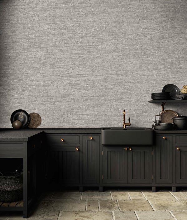 Gray Muse Stucco Texture Wallpaper, Natural Wallpaper, Modern & Minimalist Wall Covering, Modern Look Neutral Colors Glittering Wall Cover - Adawall Wallpaper -Registered Trade Accounts Only, Wallpaper Wholesale Account - 25108-5 - Adawall Wholesale - Wallpaper Wholesaler