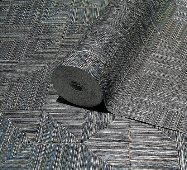 Green Modern Geometric Shapes Wallpaper, Embossed Rich Textured Contemporary Wallcovering - Adawall Wallpaper - Registered Trade Accounts Only, Wallpaper Wholesale Account - 23209-4 - Adawall Wholesale - Wallpaper Wholesaler