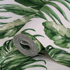 Green Palm Trees Embossed Wallpaper, Rich Textured Wallcovering, Large 114 sq ft Roll, Washable, Sturdy, Plants Leaves, Green Wall Decor - Adawall Wallpaper - Registered Trade Accounts Only, Wallpaper Wholesale Account - 4714-4 - Adawall Wholesale - Wallpaper Wholesaler
