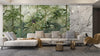 Green Trees Wallpaper, Tropical Wall Mural, Oversized Custom Size Wall Art, Non - Woven, Non - Adhesive, Modern Wall Paper, Removable - Adawall Wallpaper - Registered Trade Accounts Only, Wallpaper Wholesale Account - W77479 - Adawall Wholesale - Wallpaper Wholesaler