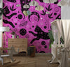Halloween Style, Cats Wallpaper, Seamless Pattern Mural, Oversized Custom Size Wall Art, Non - Woven, Non - Adhesive, Modern Wall Paper, Removable - Adawall Wallpaper - Registered Trade Accounts Only, Wallpaper Wholesale Account - W77874 - Adawall Wholesale - Wallpaper Wholesaler