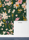 Hand Drawn Floral Wallpaper, Seamless Pattern Mural, Oversized Custom Size Wall Art, Non - Woven, Non - Adhesive, Modern Wall Paper, Removable - Adawall Wallpaper - Registered Trade Accounts Only, Wallpaper Wholesale Account - W78076 - Adawall Wholesale - Wallpaper Wholesaler