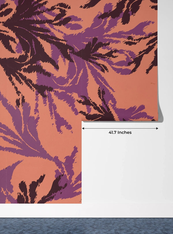 Hand Drawn Leaf Wallpaper, Seamless Pattern Mural, Oversized Custom Size Wall Art, Non - Woven, Non - Adhesive, Modern Wall Paper, Removable - Adawall Wallpaper - Registered Trade Accounts Only, Wallpaper Wholesale Account - W78179 - Adawall Wholesale - Wallpaper Wholesaler