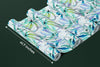 Hand Painted Flowers Shibori Wallpaper, Blue and Green Mural, Oversized Custom Size Wall Art, Non - Woven, Non - Adhesive, Modern Wall Paper, Removable - Adawall Wallpaper - Registered Trade Accounts Only, Wallpaper Wholesale Account - W77578 - Adawall Wholesale - Wallpaper Wholesaler
