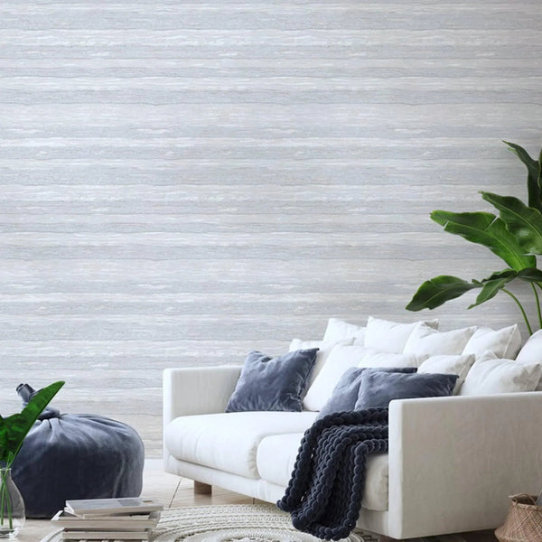 Horizontal Striped Wallpaper, Silver Shiny Glossy Luxry Non - Woven Wallcovering, Non - Woven, Non - Pasted - Adawall Wallpaper - Registered Trade Accounts Only, Wallpaper Wholesale Account - 1506-1 - Adawall Wholesale - Wallpaper Wholesaler