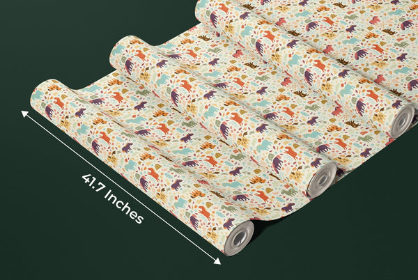 Horses, Clouds, Flowers Wallpaper, Sweet Seamless Pattern Mural, Oversized Custom Size Wall Art, Non - Woven, Non - Adhesive, Modern Wall Paper, Removable - Adawall Wallpaper - Registered Trade Accounts Only, Wallpaper Wholesale Account - W77539 - Adawall Wholesale - Wallpaper Wholesaler