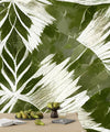 Ikat Boho Art Wallpaper, Greenish Mural, Oversized Custom Size Wall Art, Non - Woven, Non - Adhesive, Modern Wall Paper, Removable - Adawall Wallpaper - Registered Trade Accounts Only, Wallpaper Wholesale Account - W77877 - Adawall Wholesale - Wallpaper Wholesaler