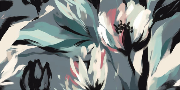 Ikat Boho Floral Wallpaper, Seamless Pattern Mural, Oversized Custom Size Wall Art, Non - Woven, Non - Adhesive, Modern Wall Paper, Removable - Adawall Wallpaper - Registered Trade Accounts Only, Wallpaper Wholesale Account - W77878 - Adawall Wholesale - Wallpaper Wholesaler