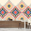 Ikat Colorful Wallpaper, Seamless Pattern Mural, Oversized Custom Size Wall Art, Non - Woven, Non - Adhesive, Modern Wall Paper, Removable - Adawall Wallpaper - Registered Trade Accounts Only, Wallpaper Wholesale Account - W77676 - Adawall Wholesale - Wallpaper Wholesaler