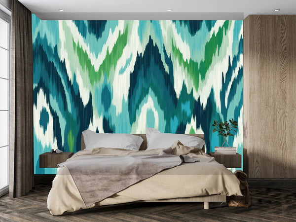 Ikat Ethnic Pastel Tones Wallpaper, Seamless Pattern Mural, Oversized Custom Size Wall Art, Non - Woven, Non - Adhesive, Modern Wall Paper, Removable - Adawall Wallpaper - Registered Trade Accounts Only, Wallpaper Wholesale Account - W77564 - Adawall Wholesale - Wallpaper Wholesaler