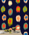 Ikat Polka Dot Wallpaper, Seamless Pattern Mural, Oversized Custom Size Wall Art, Non - Woven, Non - Adhesive, Modern Wall Paper, Removable - Adawall Wallpaper - Registered Trade Accounts Only, Wallpaper Wholesale Account - W77682 - Adawall Wholesale - Wallpaper Wholesaler