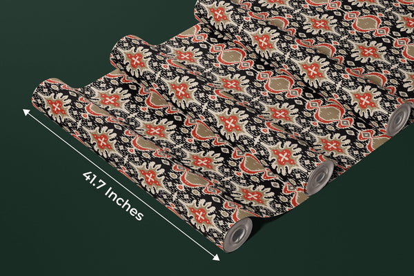 Ikat Tribal Ethnic Wallpaper, Seamless Pattern Mural, Oversized Custom Size Wall Art, Non - Woven, Non - Adhesive, Modern Wall Paper, Removable - Adawall Wallpaper - Registered Trade Accounts Only, Wallpaper Wholesale Account - W77674 - Adawall Wholesale - Wallpaper Wholesaler