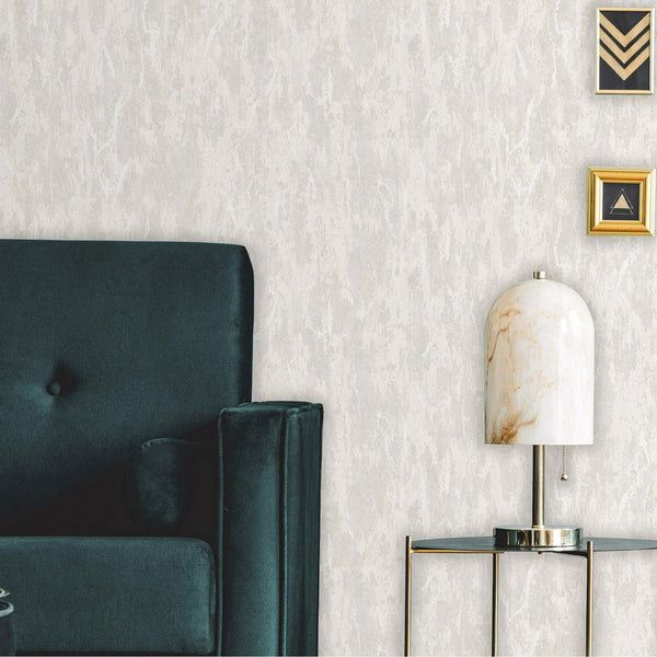 ivory Distressed Metallic Embossed Wallpaper, Shiny Rustic Industrial Modern Wallcovering - Adawall Wallpaper - Registered Trade Accounts Only, Wallpaper Wholesale Account - 7809-1 - Adawall Wholesale - Wallpaper Wholesaler