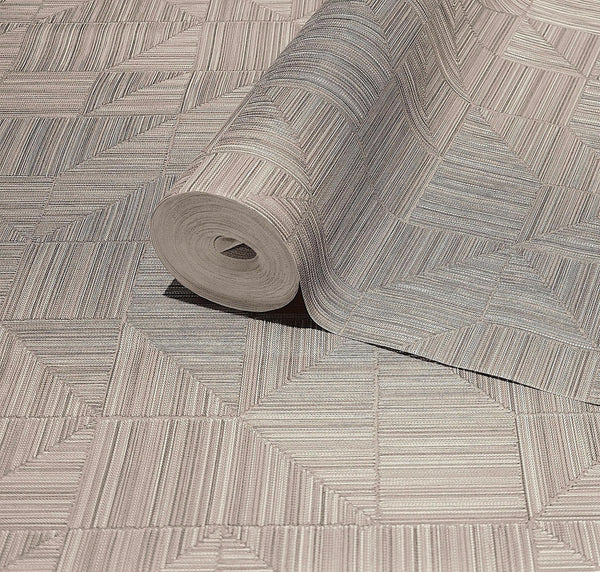Ivory Modern Geometric Shapes Wallpaper, Embossed Rich Textured Contemporary Wallcovering - Adawall Wallpaper - Registered Trade Accounts Only, Wallpaper Wholesale Account - 23209-3 - Adawall Wholesale - Wallpaper Wholesaler