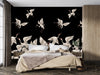Japanese White Cranes Wallpaper, Seamless Pattern Mural, Oversized Custom Size Wall Art, Non - Woven, Non - Adhesive, Modern Wall Paper, Removable - Adawall Wallpaper - Registered Trade Accounts Only, Wallpaper Wholesale Account - W77686 - Adawall Wholesale - Wallpaper Wholesaler