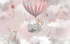 Kids Balloon Wallpaper, Animals Mural, Oversized Custom Size Wall Art, Non - Woven, Non - Adhesive, Modern Wall Paper, Removable - Adawall Wallpaper - Registered Trade Accounts Only, Wallpaper Wholesale Account - W77780 - Adawall Wholesale - Wallpaper Wholesaler
