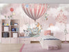 Kids Balloon Wallpaper, Animals Mural, Oversized Custom Size Wall Art, Non - Woven, Non - Adhesive, Modern Wall Paper, Removable - Adawall Wallpaper - Registered Trade Accounts Only, Wallpaper Wholesale Account - W77780 - Adawall Wholesale - Wallpaper Wholesaler