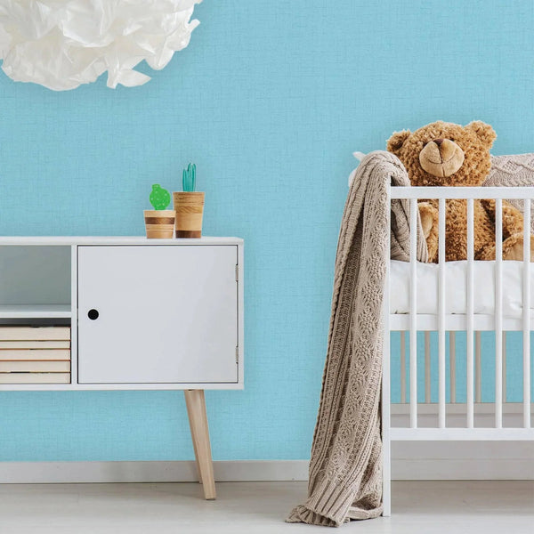 Kids Room Blue Textured Wallpaper, Boys Girls Bedroom Wallpaper, Nursery Wallpaper, 114 sq ft, Kids Bathroom Wallpaper, Washable, Sturdy - Adawall Wallpaper - Registered Trade Accounts Only, Wallpaper Wholesale Account - 8943-4 - Adawall Wholesale - Wallpaper Wholesaler