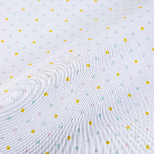 Kids Room Polka Dots Textured Wallpaper, Yellow, White, Boys Girls Bedroom Wallpaper, Nursery Wallpaper, 114 sq ft, Kids Bathroom Wallpaper - Walloro High End Wallcoverings & More