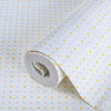 Kids Room Polka Dots Textured Wallpaper, Yellow, White, Boys Girls Bedroom Wallpaper, Nursery Wallpaper, 114 sq ft, Kids Bathroom Wallpaper - Walloro High End Wallcoverings & More